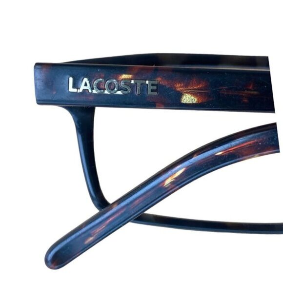 LACOSTE Unisex L2614 001 Eyeglass Frame Havana Brown - Picture 7 of 14
